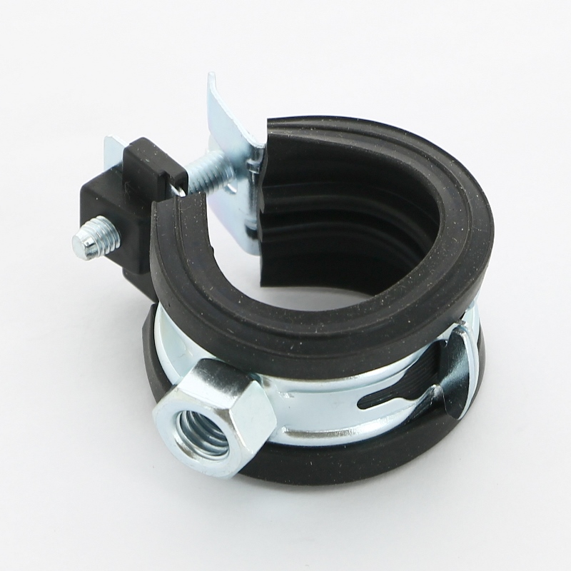 Хомут KSB1 М8 3/4" (25-28 мм) 1 винт. с уплотн. epdm, быстрый замок Хомут KSB1 М8 3/4" (25-28 мм) 1 винт. с уплотн. epdm, быстрый замок