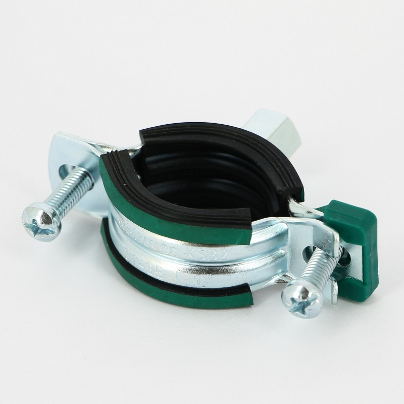 Хомут KSB2 M8/М10 1" (31-35 мм ) 2-х винт. с уплотн. epdm Хомут KSB2 M8/М10 1" (31-35 мм ) 2-х винт. с уплотн. epdm
