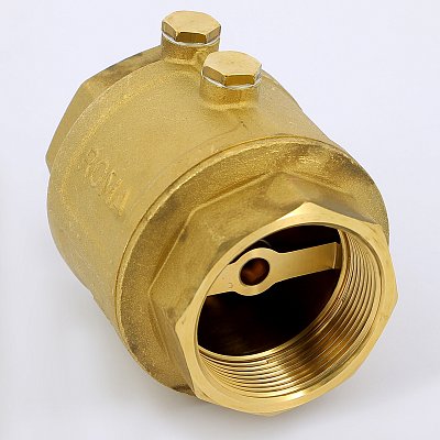 Клапан обратный 2" пружинный с металлическим затвором, ROMA
