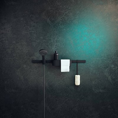 Ручной душ HansGrohe HG Pulsify Select 105 3jet Relaxation матовый черный