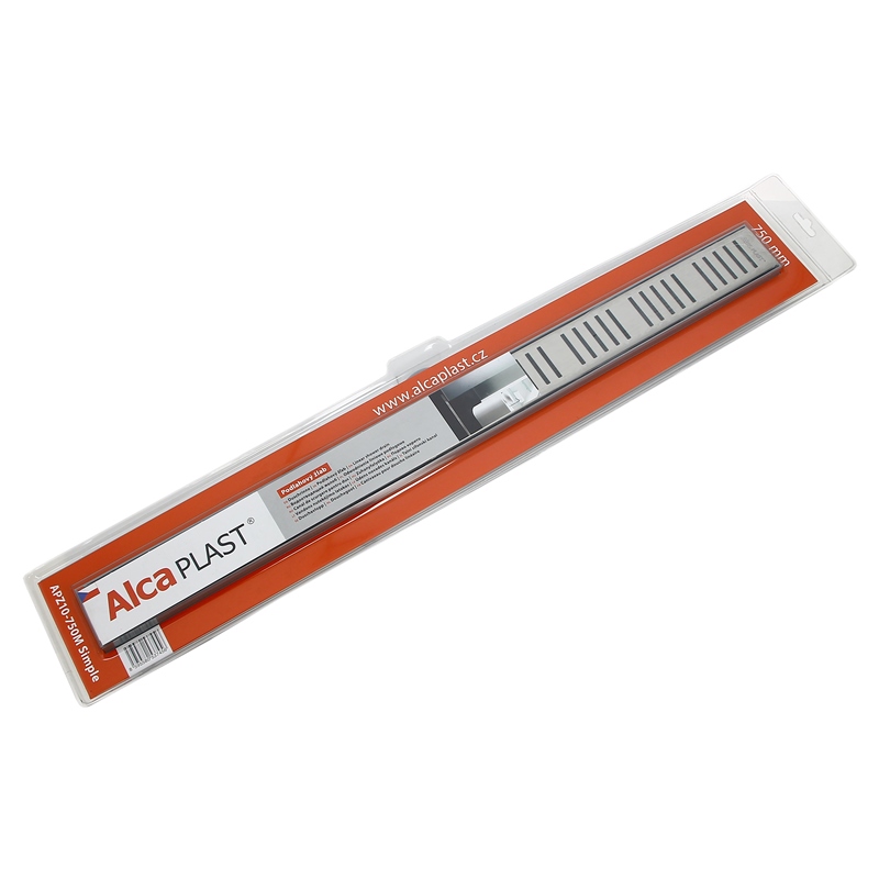 Лоток душевой Alcaplast: APZ101BLACK, с порогами, черный, матовый
