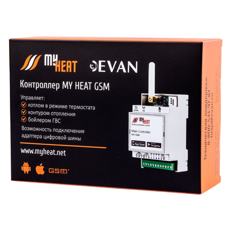 Контроллер Эван MY HEAT GSM 6282-evn - купить с доставкой в Москве ...